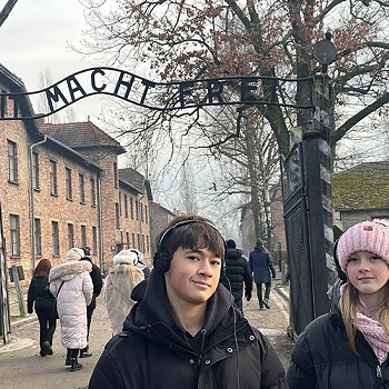 Meryl, Morgan and Mali have visited Auschwitz